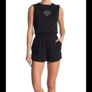 Nike Black Sleeveless Romper